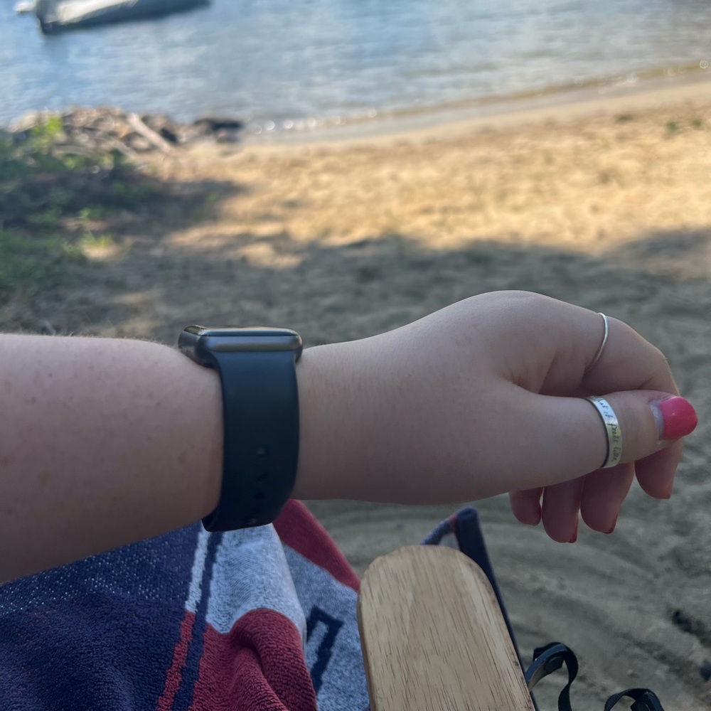 Apple Watch Series 3, 38mm, Space Gray Aluminum, Black sport band, GPS